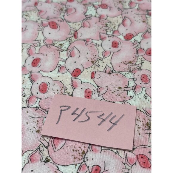 Pig Pattern Cotton Fabric 17"x44" Hi-Fashion Fabrics Quilting Craft Material - Picture 6 of 6